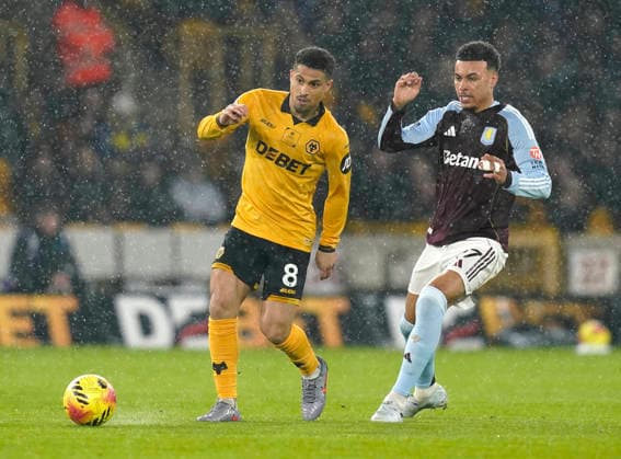 Fußball, England, Wolverhampton Wanderers - Aston Villa