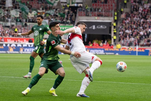 Fußball, 1. BL, VfB Stuttgart - VfL Wolfsburg