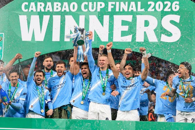 Fußball, England, EFL Carabao Cup Finale, Sieger Manchester City