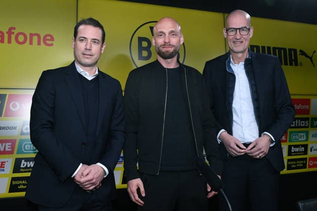 Fußball, 1. BL, Borussia Dortmund, Präsentation von Sportdirektor Nils-Ole Book