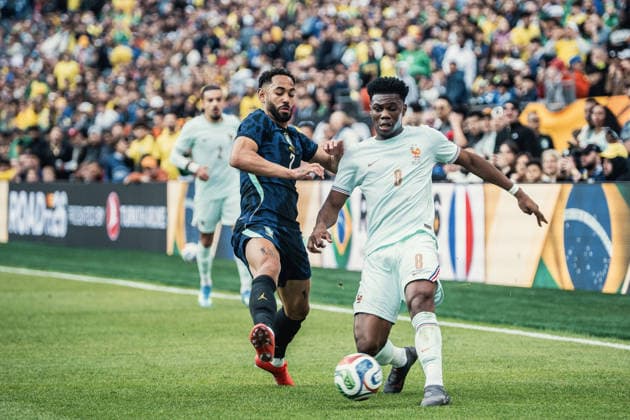 Fußball, Testspiel, Brasilien - Frankreich