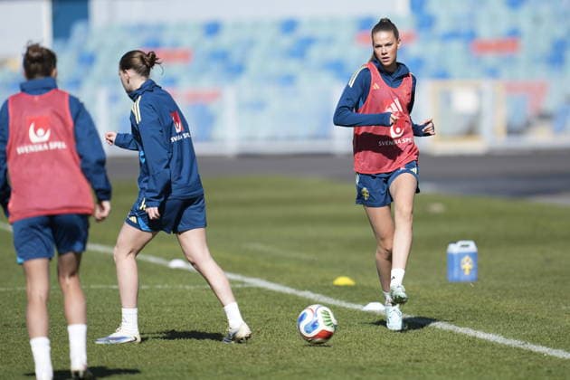 Fußball, Frauen, WM Quali, Nationalteam Schweden, Training