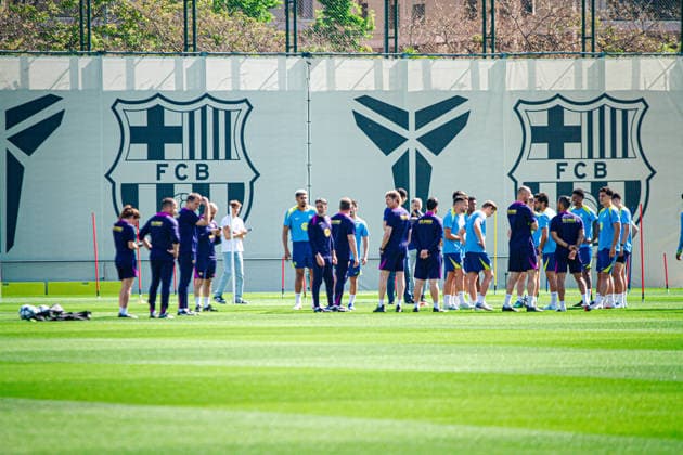 Fußball, Spanien, FC Barcelona, Training