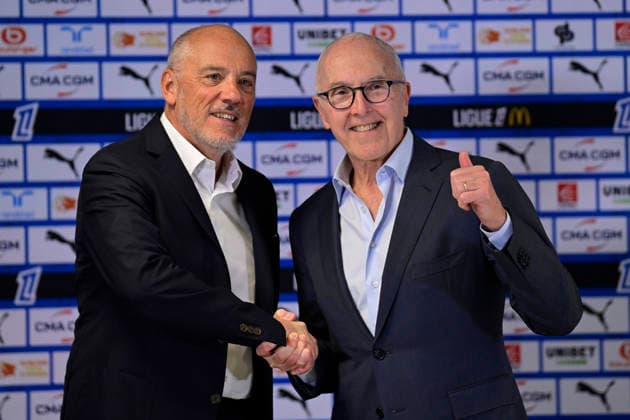 Fußball, Frankreich, Olympique Marseille stellt neuen Präsidenten Stephane Richard vor