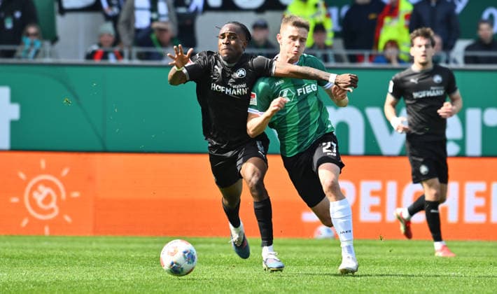 Fußball, 2. BL, Preußen Münster - SpVgg Greuther Fürth