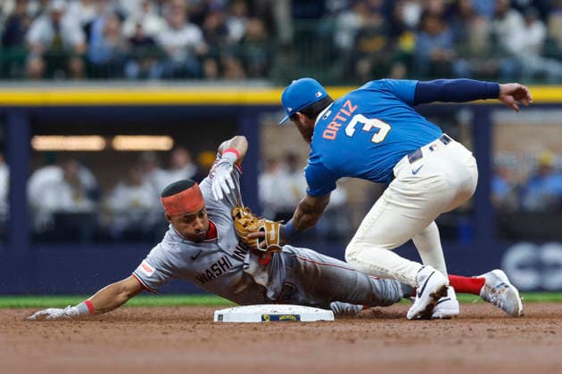 Baseball, MLB, Milwaukee Brewers - Washington Nationals