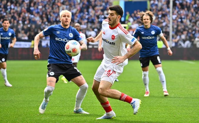 Fußball, 2. BL, Arminia Bielefeld - 1. FC Nürnberg