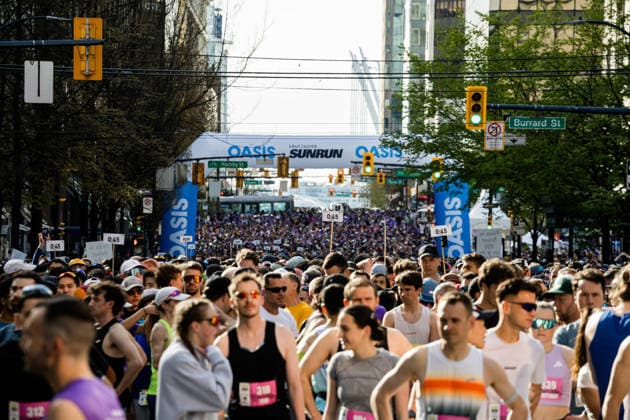 Leichtathletik, Sun Run in Vancouver