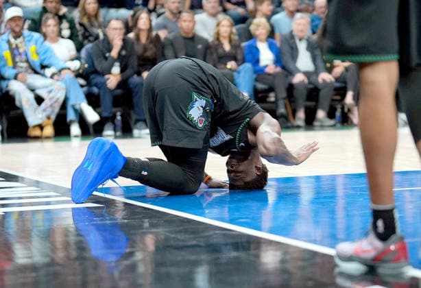 Basketball, NBA, Anthony Edwards fällt mehrere Wochen verletzt aus - Archivbilder