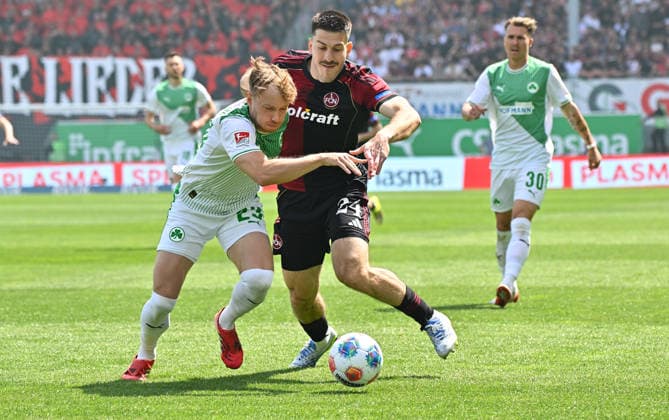 Fußball, 2. BL, SpVgg Greuther Fürth - 1. FC Nürnberg
