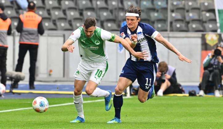 Fußball, 2. BL, Hertha BSC - SpVgg Greuther Fürth