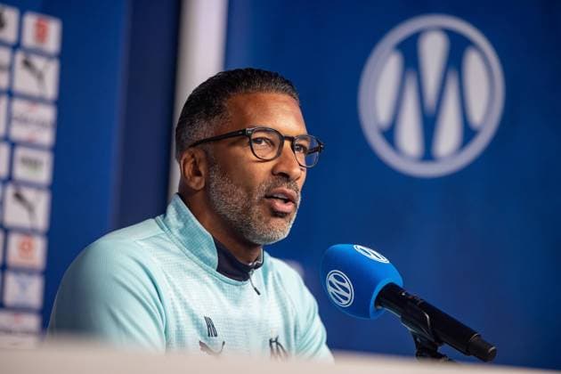 Fußball, Frankreich, Olympique Marseille, Pressekonferenz