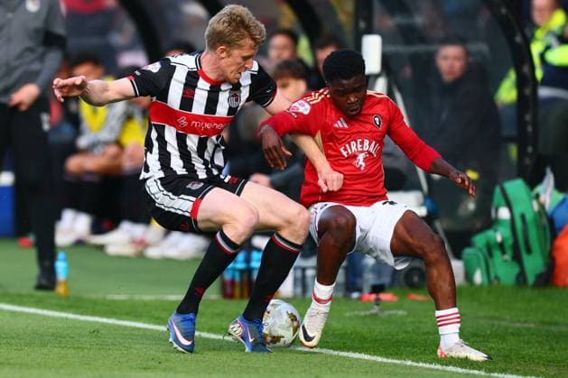 Fußball, England, League Two, Aufstiegs-Playoffs, Salford City - Grimsby Town