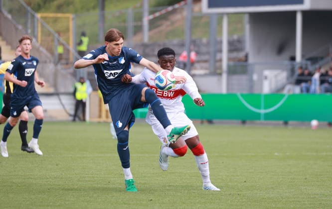 Fußball, B-Junioren, U17, Finale Deutsche Meisterschaft, TSG 1899 Hoffenheim - VfB Stuttgart