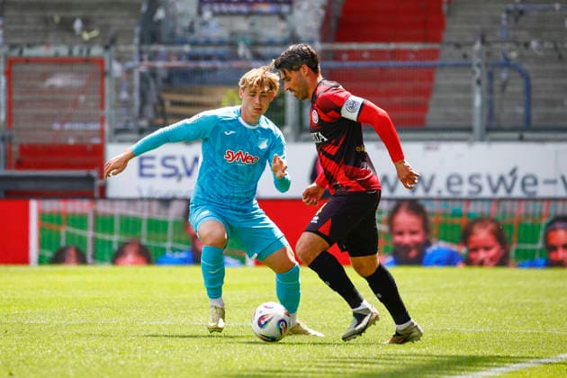 Fußball, 3. Liga, SV Wehen Wiesbaden - TSG 1899 Hoffenheim II