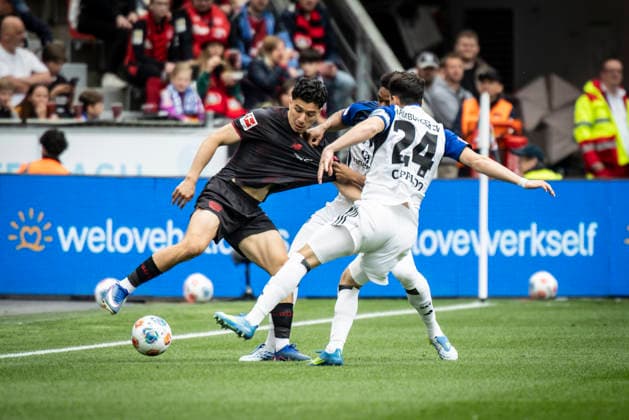 Fußball, 1. BL, Bayer 04 Leverkusen - Hamburger SV