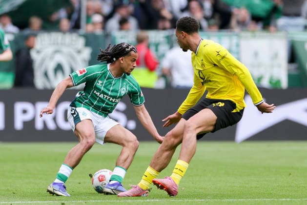 Fußball, 1. BL, SV Werder Bremen - Borussia Dortmund