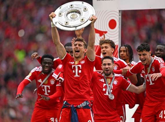 Fußball, 1. BL, FC Bayern München feiert die Meisterschaft