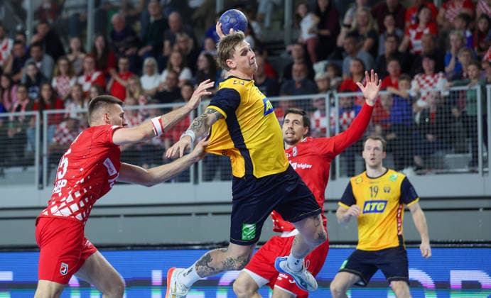 Handball, Länderspiel, Kroatien - Schweden