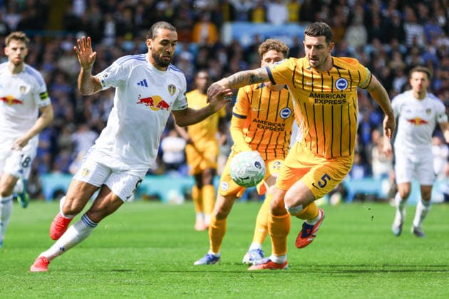 Fußball, England, Leeds United - Brighton and Hove Albion