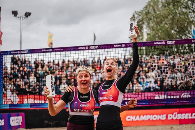 Beachvolleyball, German Beach Tour in Düsseldorf
