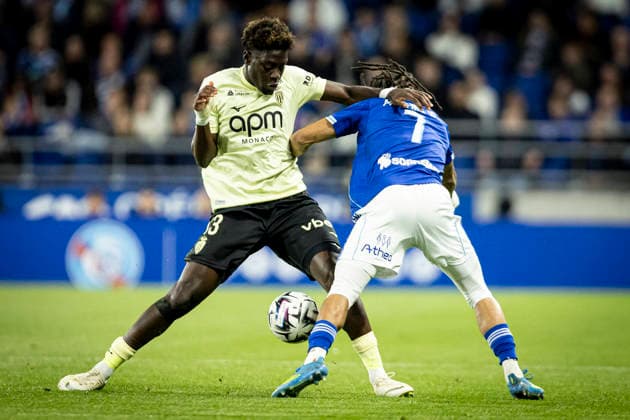 Fußball, Frankreich, Racing Straßburg - AS Monaco