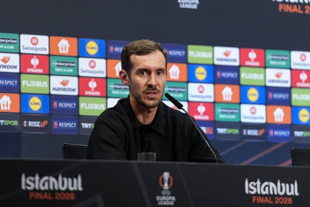 Fußball, EL, Finale in Istanbul, SC Freiburg, Pressekonferenz