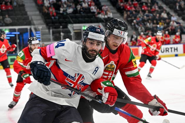 Eishockey, WM, Ungarn - Großbritannien