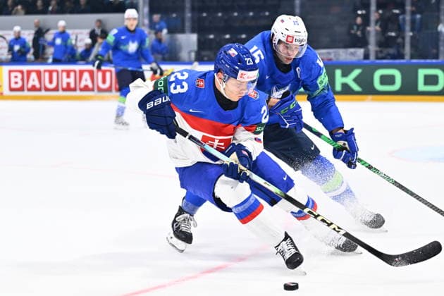 Eishockey, WM, Slowenien - Slowakei