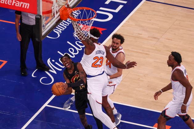 Basketball, NBA Playoffs, New York Knicks - Cleveland Cavaliers