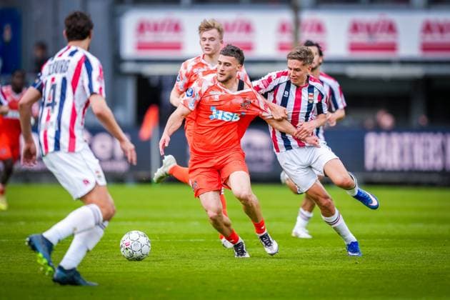 Fußball, Niederlande, Aufstiegs-Playoffs, Willem II Tilburg - Volendam