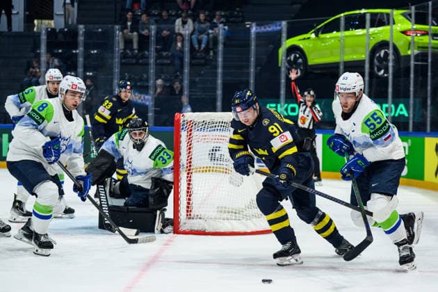 Eishockey, WM, Schweden - Slowenien