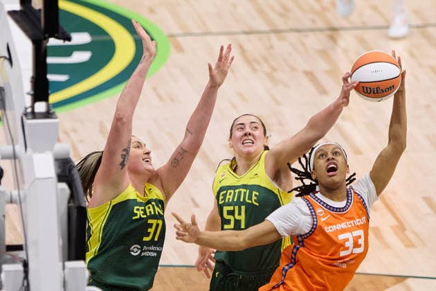 Basketball, Frauen, WNBA, Seattle Storm - Connecticut Sun