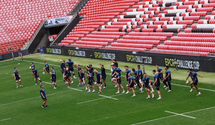 Rugby, European Challenge Cup Finale, Montpellier HR Training