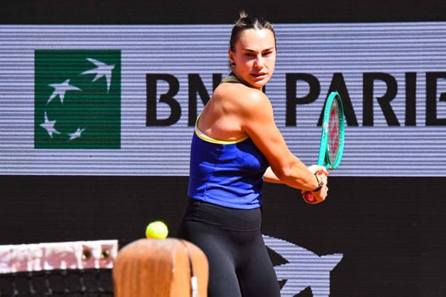 Tennis, French Open, Aryna Sabalenka Training