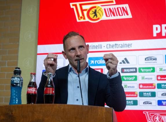 Fußball, 1. BL, 1. FC Union Berlin, Vorstellung von Mauro Lustrinelli als neuer Cheftrainer