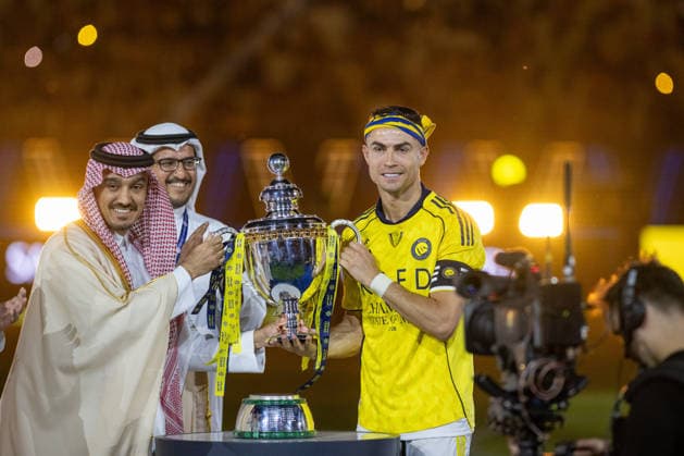 Fußball, Saudi-Arabien, Al Nassr feiert die Meisterschaft