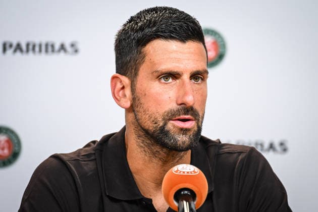 Tennis, French Open, Novak Djokovic Pressekonferenz