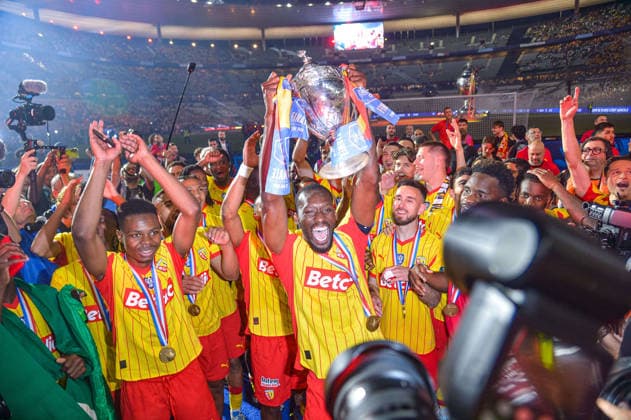 Fußball, Coupe de France, Finale, Sieger RC Lens