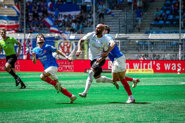 Fußball, Landespokal Baden, Finale, VfR Mannheim - SV Waldhof Mannheim