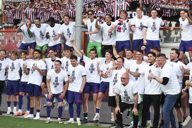 Fußball, Niederlande, Keuken Kampioen Playoff-Finale, Willem II Tilburg steigt in die Eredivisie auf