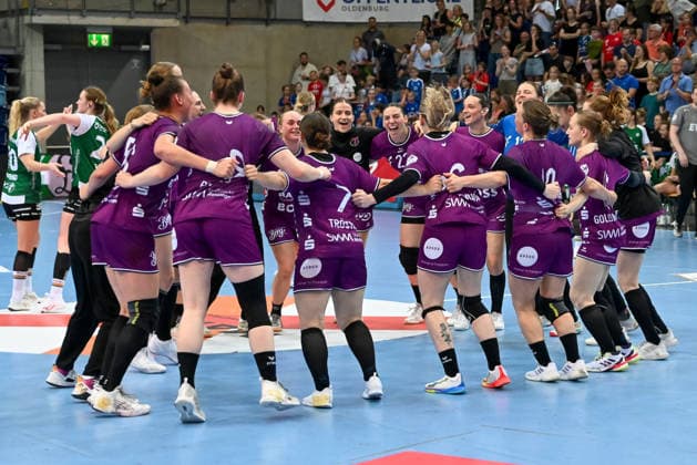 Handball, Frauen, HBF, Playoffs, VfL Oldenburg - TuS Metzingen