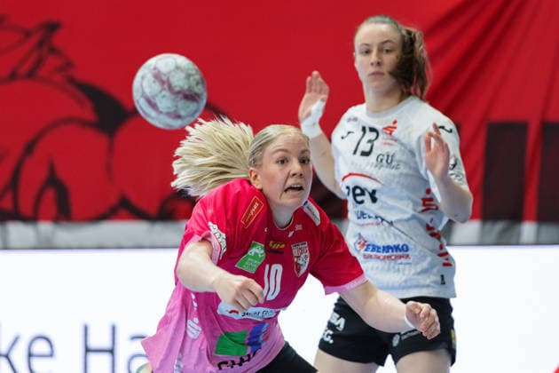 Handball, Frauen, HBF, Playoffs, SV Union Halle-Neustadt - BSV Sachsen Zwickau