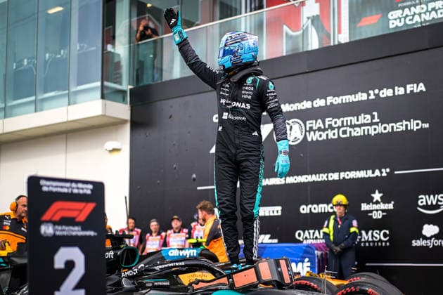 Formel 1, GP Kanada in Montreal, George Russell holt die Pole Position