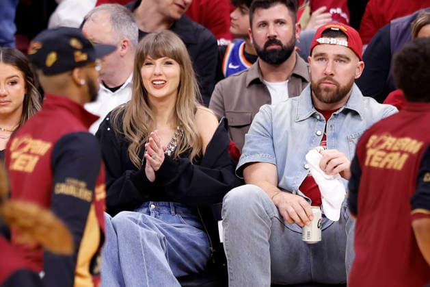 Basketball, NBA, Playoffs, Cleveland Cavaliers - New York Knicks, Taylor Swift und Travis Kelce