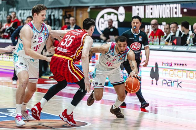 Basketball, BBL, Playoffs, Baskets Würzburg - Telekom Baskets Bonn