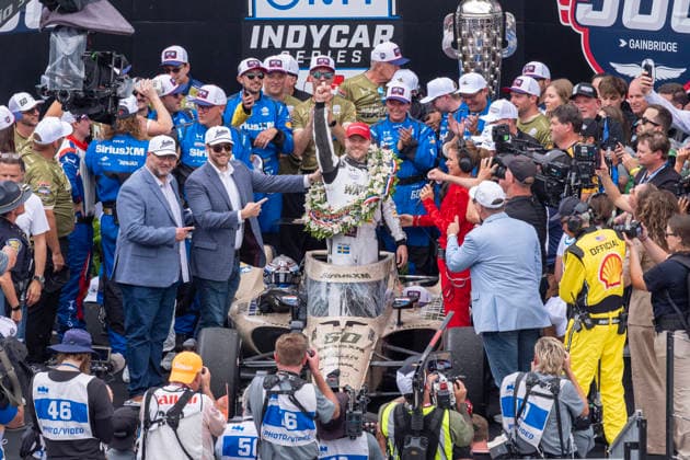 Motorsport, IndyCar, Indy 500 in Indianapolis, Sieger Felix Rosenqvist