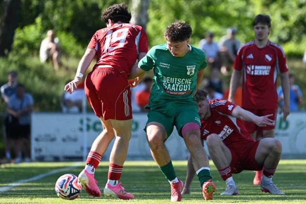 Fußball, Bayernliga, Relegation, ATSV Erlangen - TSV Großbardorf