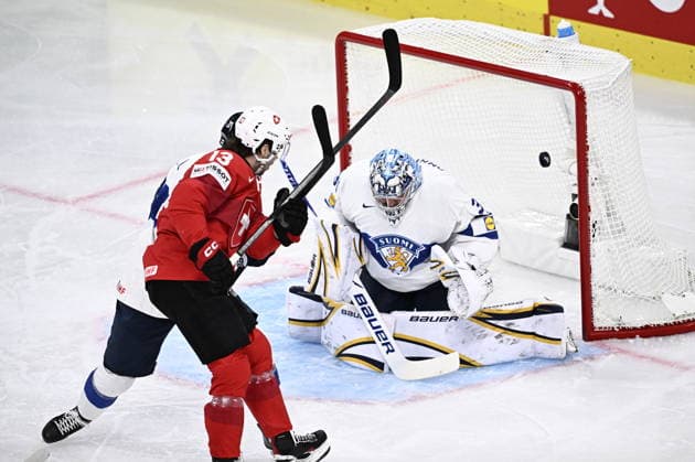Eishockey, WM, Schweiz - Finnland