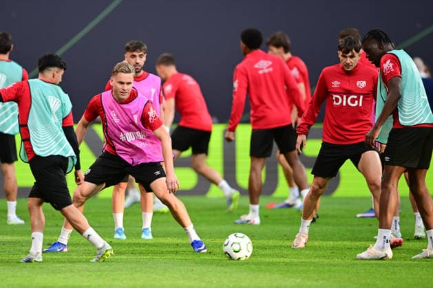 Fußball, ECL Finale, Rayo Vallecano, Training